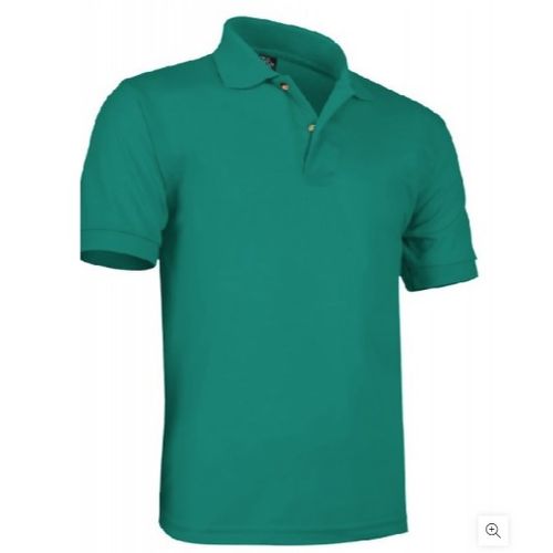 Polo Camisero Manga Corta Verde Jade