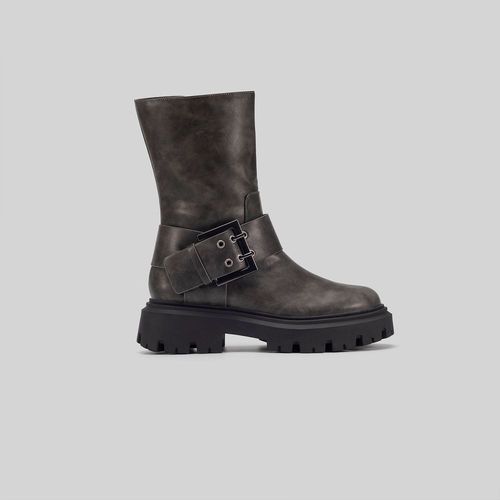 Botines Mujer Hypnotic Biker Plomo