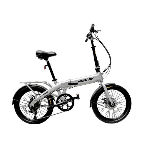Bicicleta Eléctrica Monark E-Urban Aro 20 Plata