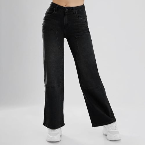 Jean Mujer Wide K5010 Leg Bot Funcional Kansas