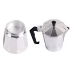 Cafetera-Italiana--Moka-P6-Tazas-de-Aluminio-Coffe