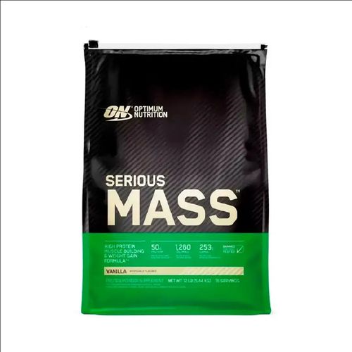Ganador de peso Serious Mass 12lb - Optimum Nutrition - Vainilla