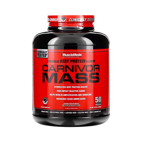 Ganador de peso Carnivor Mass 5.83lb - Musclemeds - Chocolate Fudge