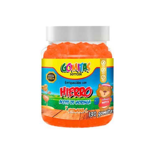 Gomitas Para Niños Hierro 130 Gomitas Sottcor