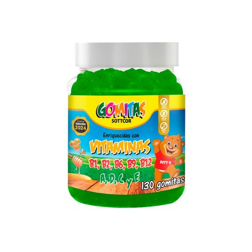 Gomitas Para Niños Vitaminas 130 Gomitas Sottcor