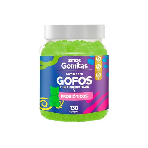 Gomitas Para Niños Gofos Con Fibra 130 Gomitas Sottcor