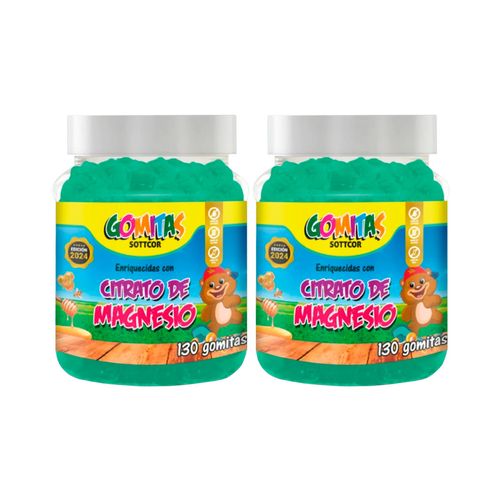 Gomitas Para Niños Magnecio 130 Gomitas Sottcor 2 Und