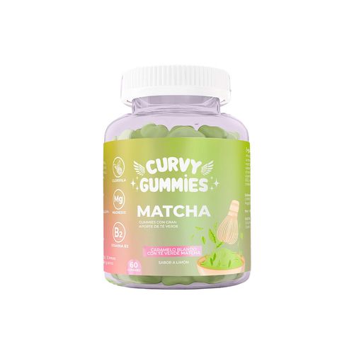 Gomitas De Matcha Curvy Gummies 60 Unidades