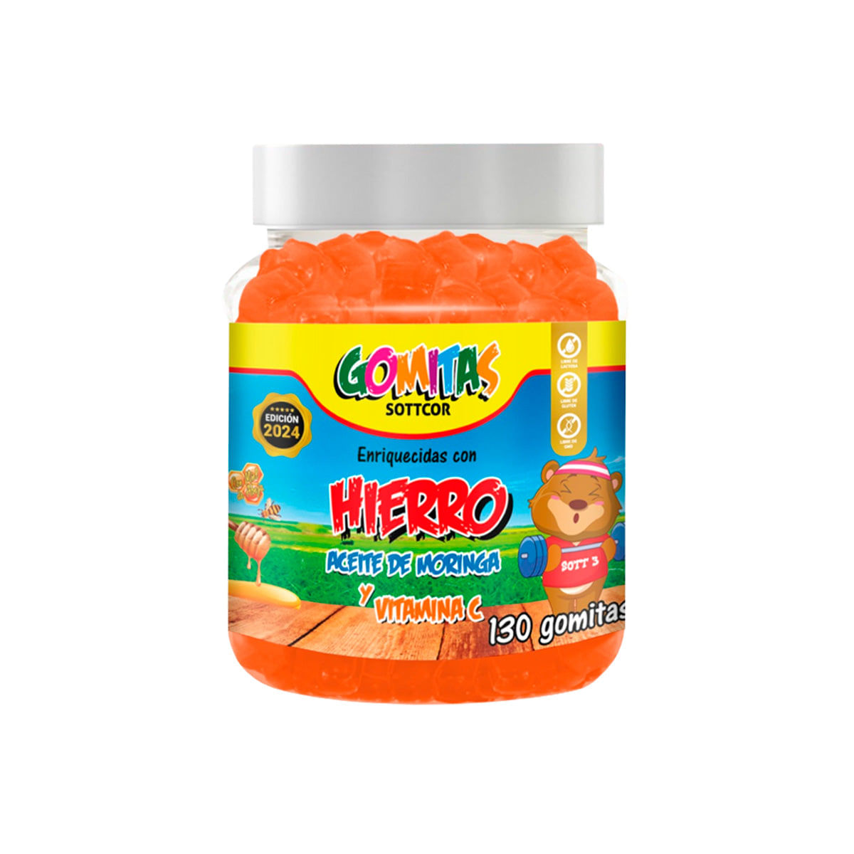Gomitas Para Niños Hierro 130 Gomitas Sottcor