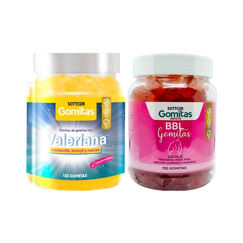 Gomitas Adulto Valeriana + Gomitas Aguaje BBL Adultos