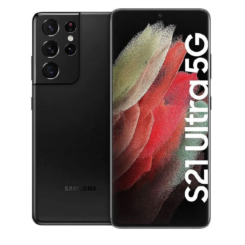 Samsung-S21-Ultra-5G-128GB-12GB-Negro-|-REACONDICIONADO