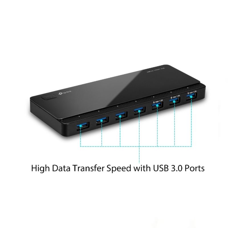 TP-Link-UH700-Hub-de-7-Puertos-USB-30-hasta-5-Gbps