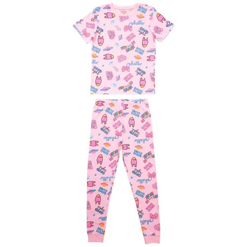 Pijamas Conjunto Polo Mc + Pantalón JA Teen Niña EUREKA