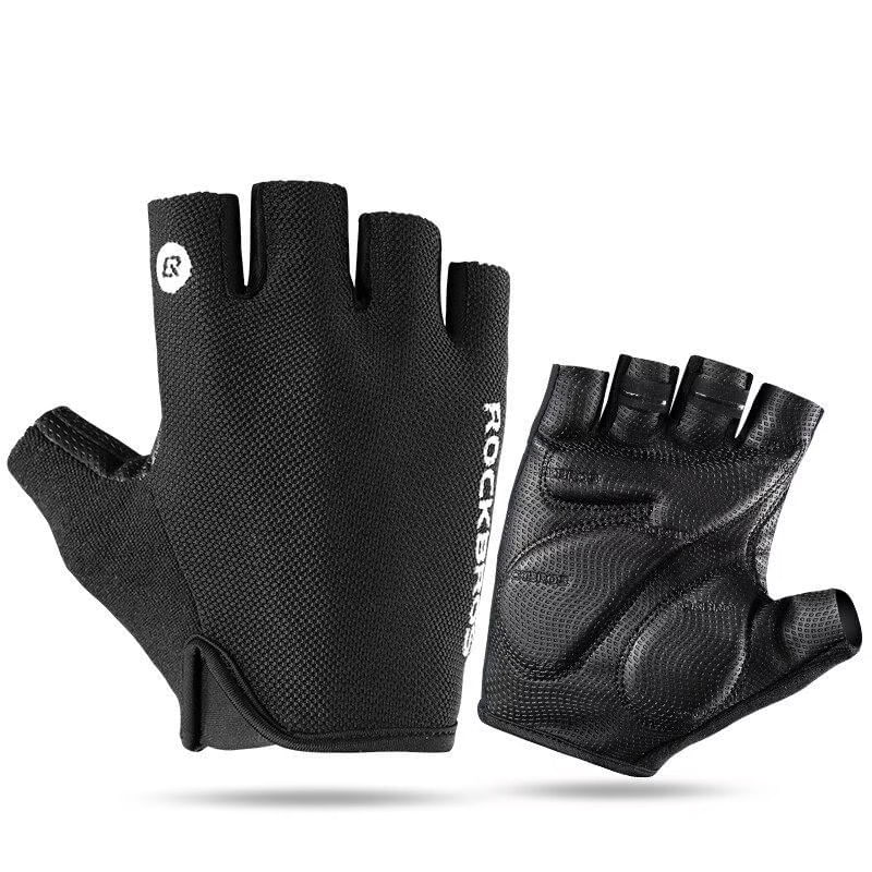 Guantes-cortos-negros-Rockbros-Talla-S