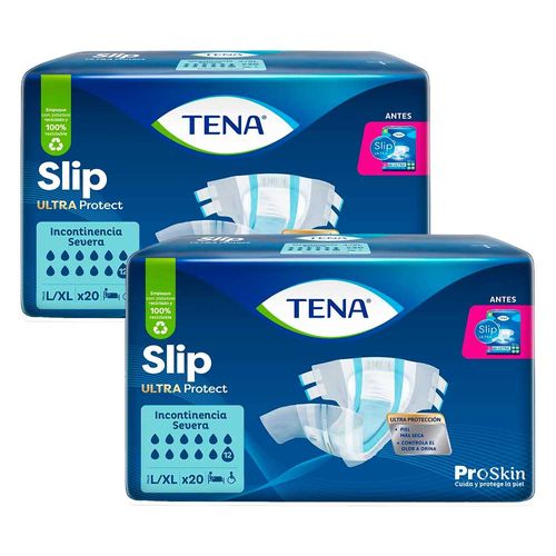 Pack Pañal para Adulto TENA Slip Ultra Talla L Paquete x40un