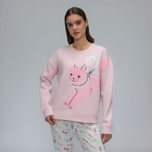 Pijama Mujer Hypnotic Over + Pantalón Algodón Fleece