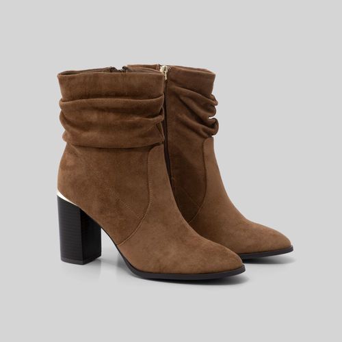 Botines Mujer Malabar Collection Wrink Camel