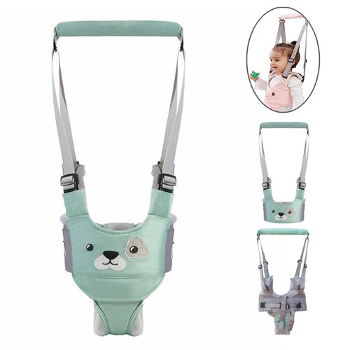 Arnes Caminador 2 en 1 Animalito Perrito verde agua para Bebe