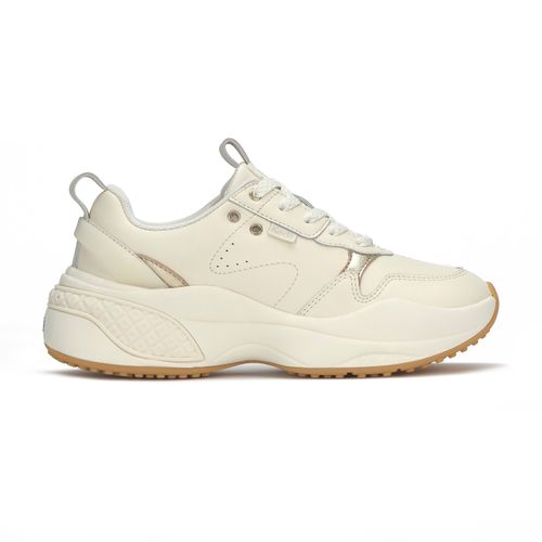 Zapatilla Para Mujer Cuero Comfort Walking Leather Beige Keds