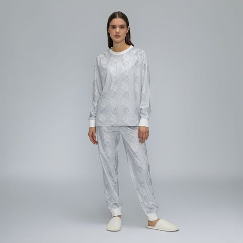 Pijama Mujer Hypnotic Print Plush