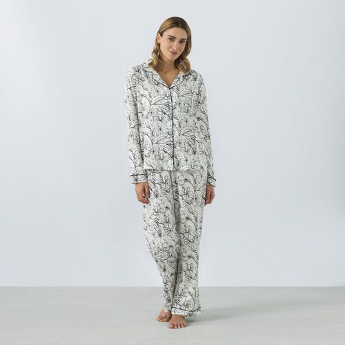 Pijama Mujer Camisera Plana Chalis Zafin