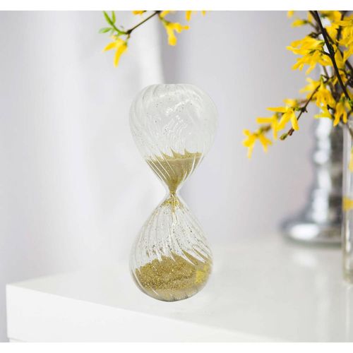Reloj De Arena Dorado 16 Cm