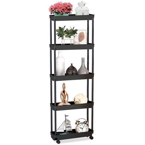 Estante Organizador con Ruedas 5 Niveles para Cocina Baño Oficina N 565N