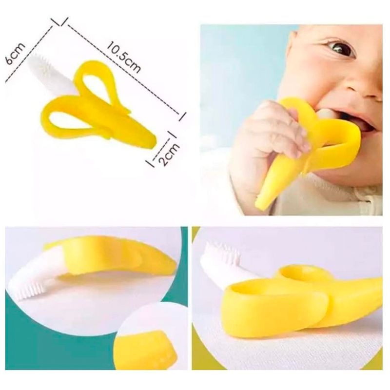 Mordedor-Banana-Amarillo-Con-Cadena-Baby-Froggie-Perrito-Azul-Para-Bebe