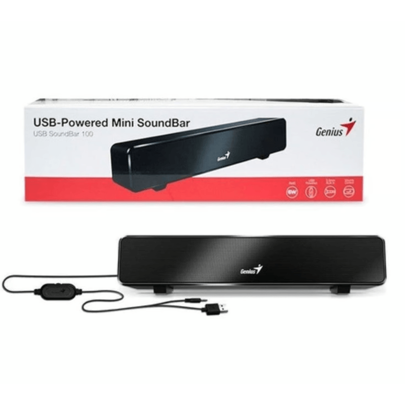 PARLANTE-GENIUS-SOUND-BAR-100-MINI-6W-USB-BLACK