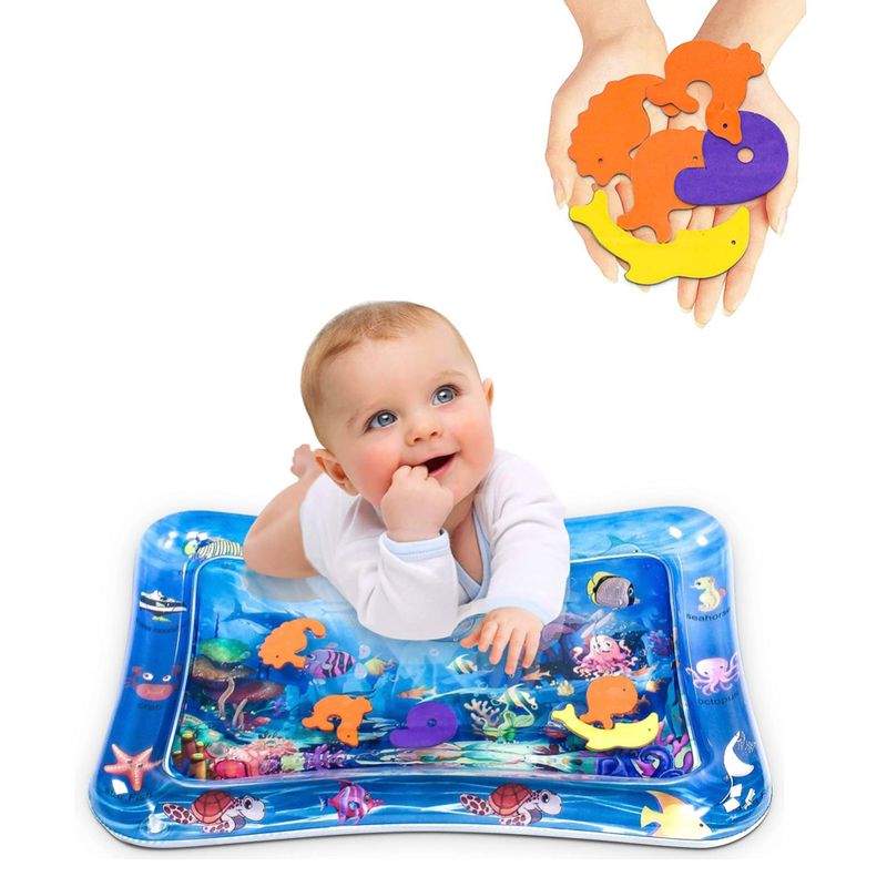 Alfombra-Inflable-de-Estimulacion-para-Bebe-Baby-Froggie-Pulpo-Azul
