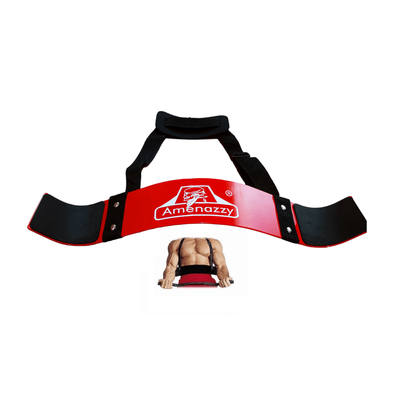 Arm-Blaster-Cinturon-Soporte-Aislador-Biceps-Brazos-Rojo