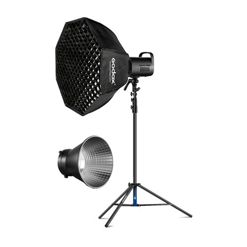 Combo Luz Continua Neewer CB60 RGB + Parante + Softbox Godox FW95