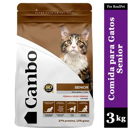 Comida para Gatos Adultos Canbo Cat Senior Pollo 3 kg