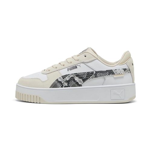 Zapatillas Urbanas Puma Mujer Carina Street Snake Chic 401611 01 Blanco