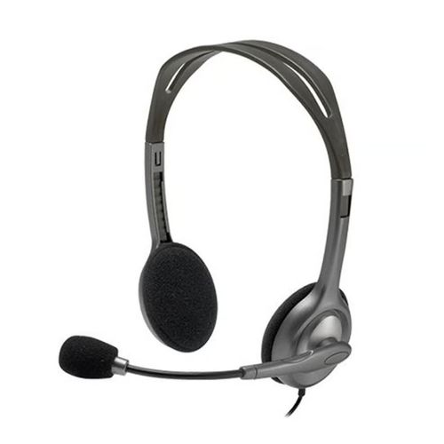 AURICULARES LOGITECH  STEREO-HEADSET  H111 / SILVER