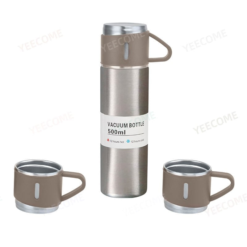 Set-de-4-Pz-Termo-de-Acero-Inoxidable-500-ml-Taza-para-regalo---Plata