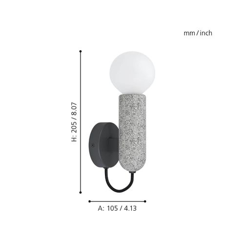 Lámpara De Pared Eglo Giaconecch