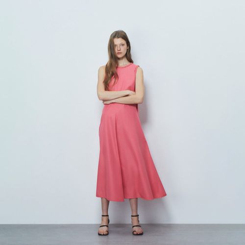 Vestido Trabajado Sisa Sfera Mujer Rosa