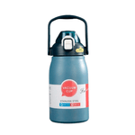 Termo-De-Acero-Inoxidable-Con-Pajita-Portable-Acabado-Mate-Azul