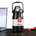 Termo-De-Acero-Inoxidable-Con-Pajita-Portable-Acabado-Mate-Azul