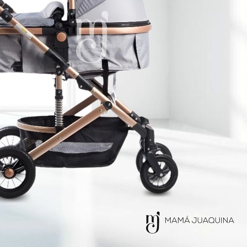 COCHE-CUNA-MOISES-DE-LUJO-«COMFORT»-GRIS