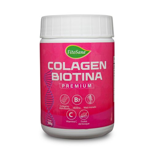 COLAGEN BIOTINA PREMIUM FITOSANA - COLAGENO HIDROLIZADO 300G