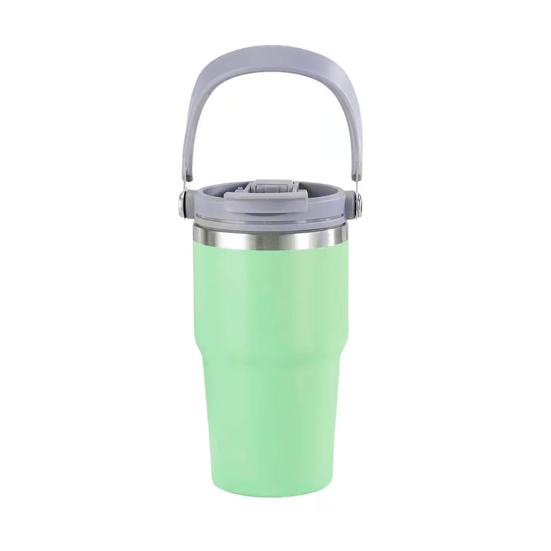 Termo-de-Acero-Inoxidable-con-Asa-Portatil-600-ml-Verde