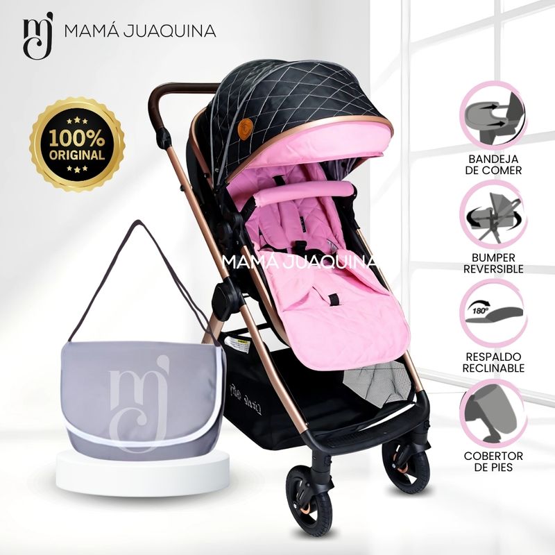 Coche-Moises-«KENNEDY-II»-Rosa-