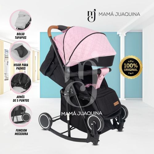 Coche Mecedora de Lujo «SIDNEY II LITE» Rosa