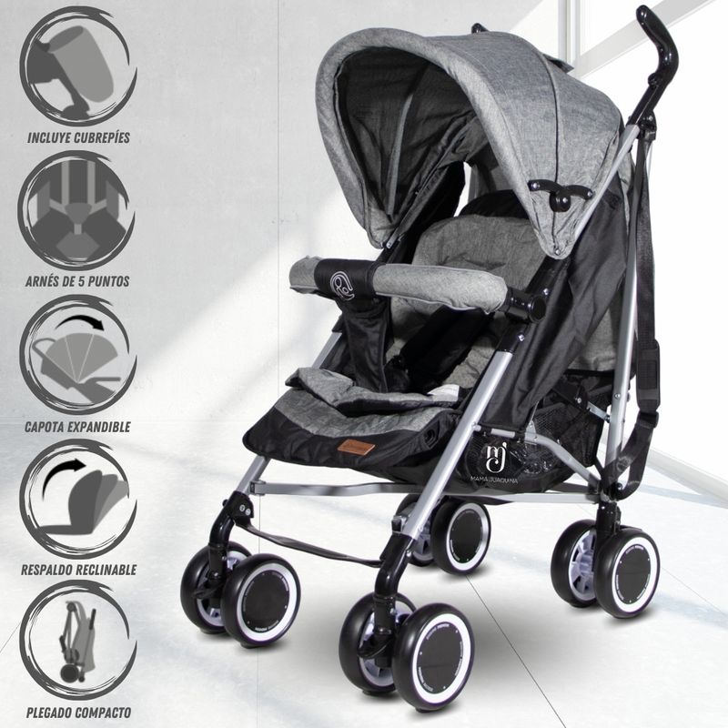 Coche-Baston-Deportivo-«ULTRA-PLUS»-Edicion-Limitada-Gray