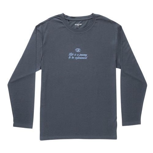 Polo Print básico hombre OI25 SINGULAR Gris Talla S