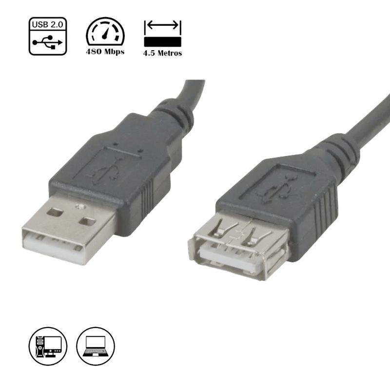 CABLE-EXTENSION-USB-20-XTC-306-XTECH