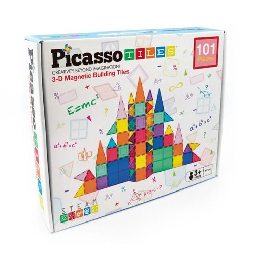 Juego de Bloques de Construcción Magnéticos de 101 piezas - Juego STEM Educativo  para Niños, Picass
