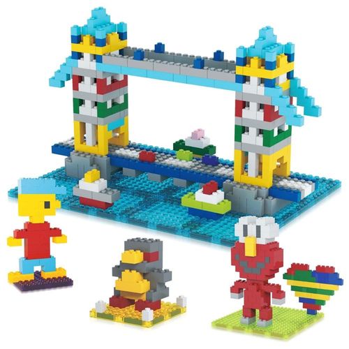 Juego de 500 Bloques de Construcción y 12 Bloques Magnéticos - Juguete STEM Educativo  para Niños, P